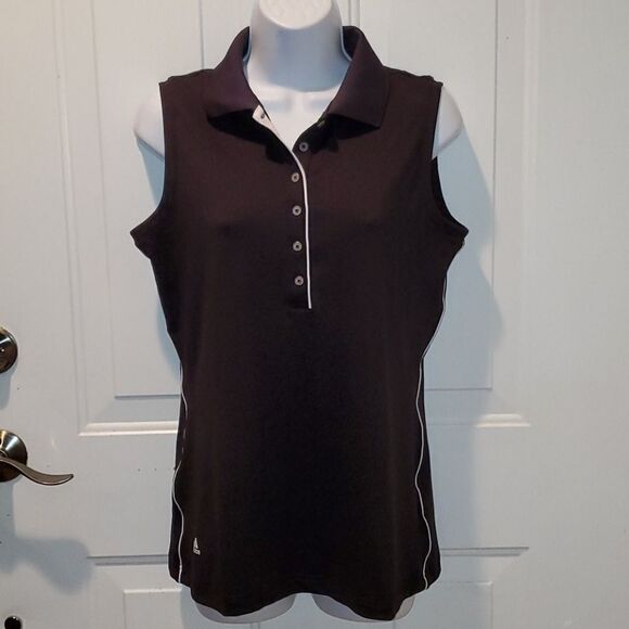 adidas Tops - Adidas Puremotion Sleeveless Golf Polo Shirt M